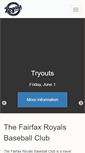 Mobile Screenshot of fairfaxroyals.com